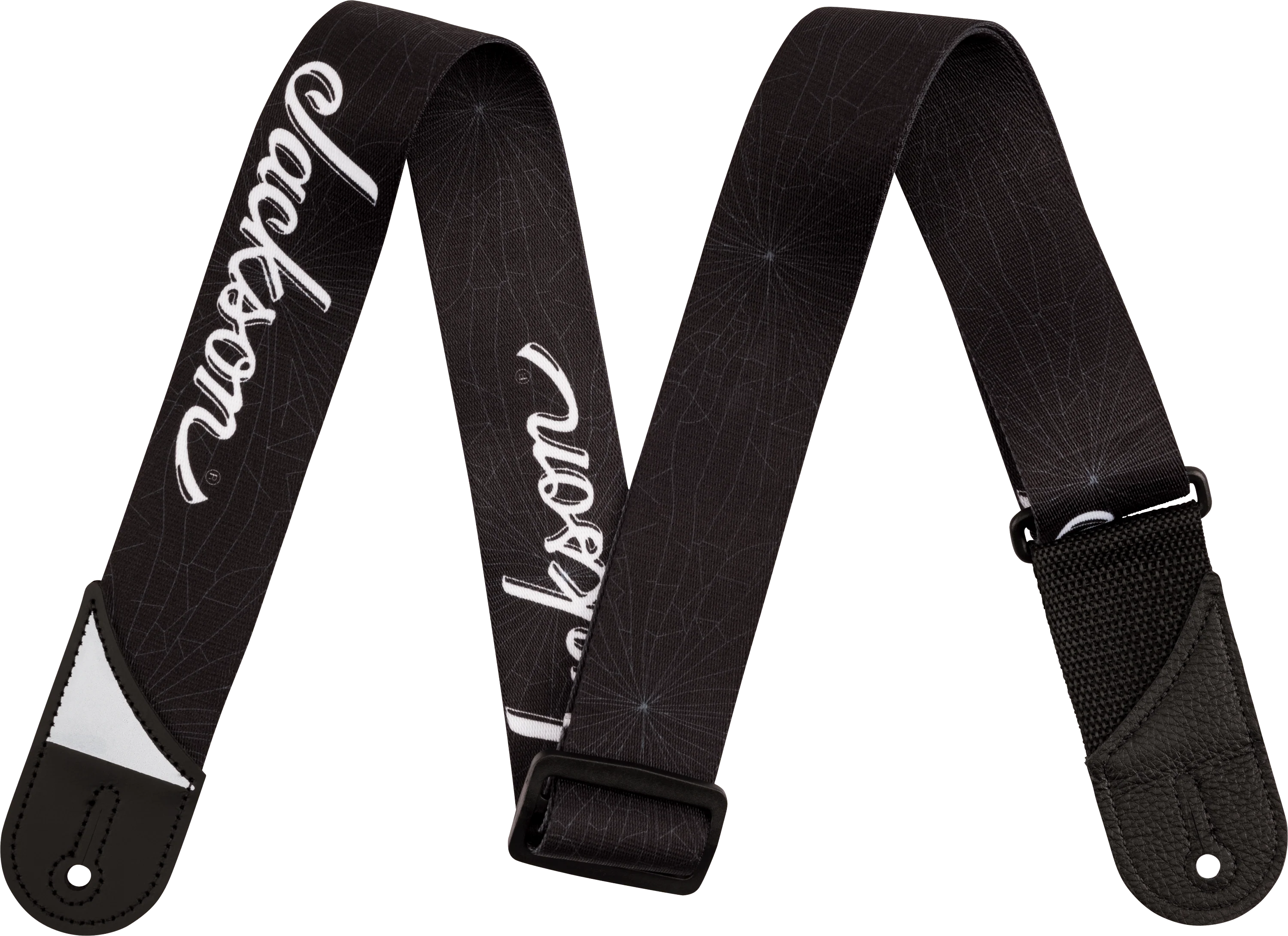 Jackson® White Logo Strap, Black